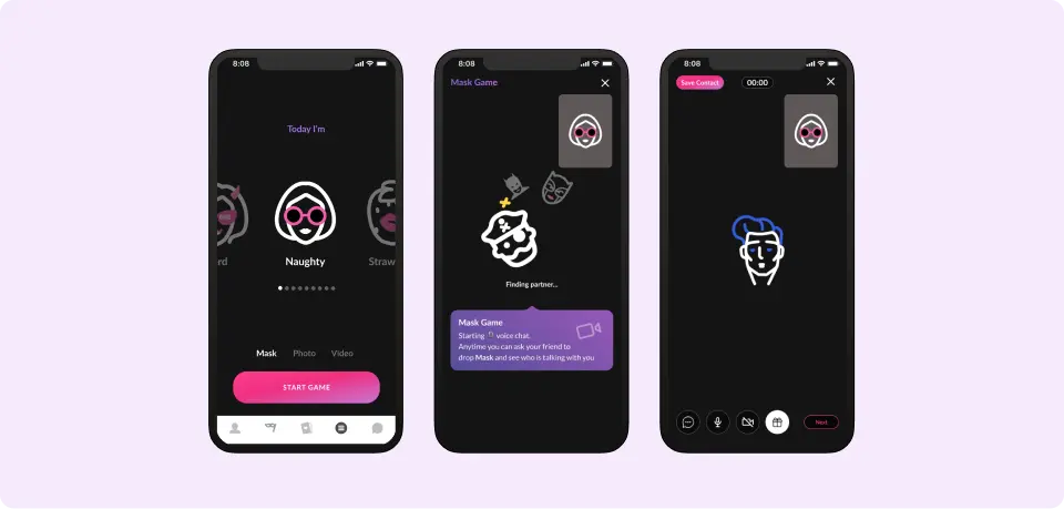 🎭 Mask Game — Relike's New Random Chat Experience